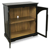 Twyla Solid Wood Accent Cabinet - Black