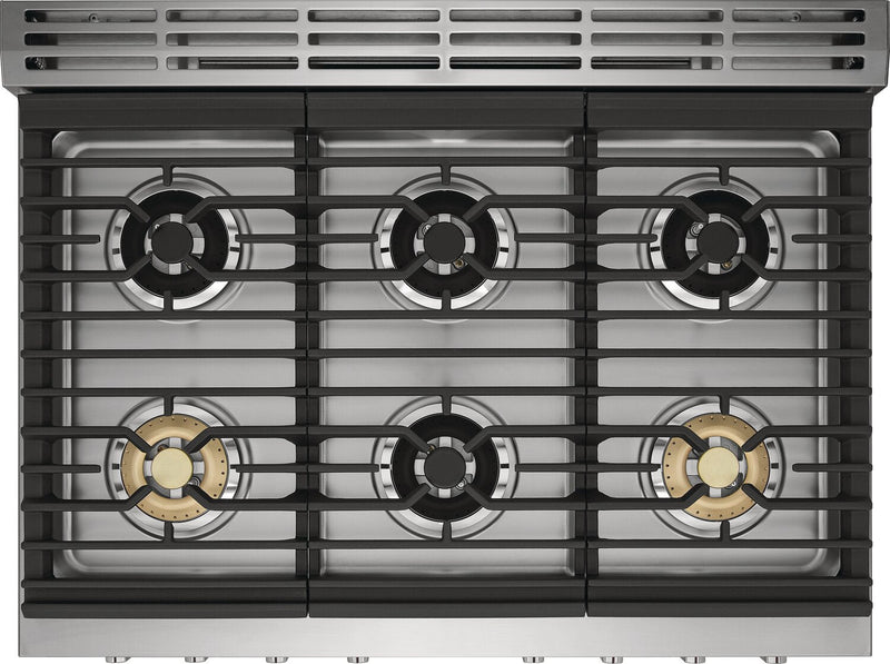 Frigidaire Professional 4.4 Cu. Ft. Dual Fuel Range With Dual Fan Convection and Six Burner Cooktop … 