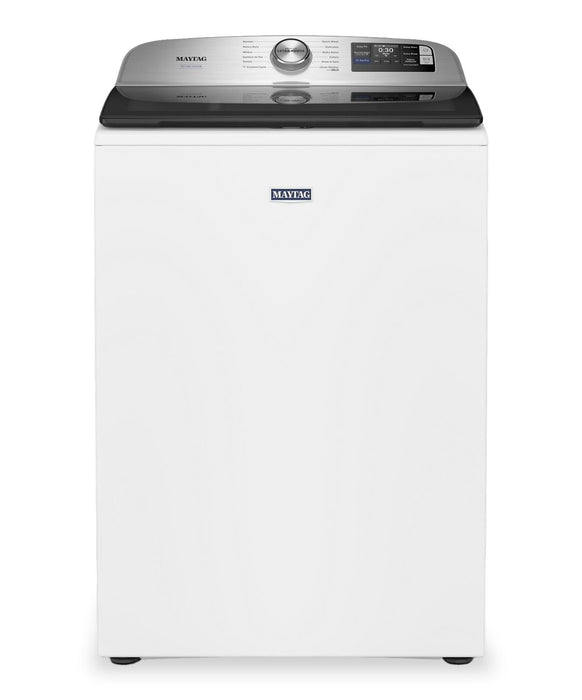 Maytag 6.0 Cu. Ft. Top-Load Washer and 7.4 Cu. Ft. Pet Pro Front Load Gas Dryer – White 