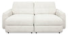 Scott Living Elevate Modular 82\" Chenille Fabric Loveseat with Power Sliding - Beige 