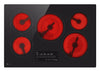 LG 30\" 5-Element Electric Cooktop with UltraHeat™ 3.2kW Element - Black - CBEW3017BE