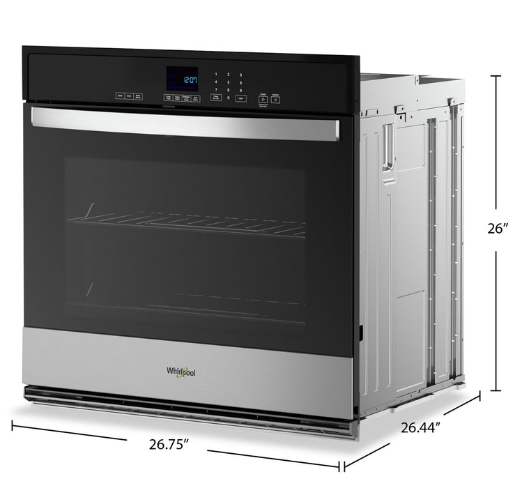 Whirlpool 27\" 4.3 Cu. Ft. Electric Single Wall Oven - Stainless Steel - WOES3027LS 