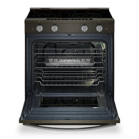 Whirlpool 5.3 Cu. Ft. Electric Range with Air Fry and WipeClean™ Coating - Black Stainless Steel - YWSES7530RV