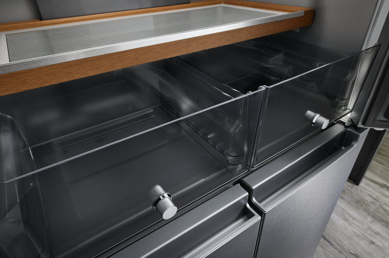 KitchenAid 36\" 19.4 Cu. Ft. French-Door Refrigerator - Stainless Steel - KRQC506MPS 
