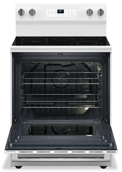 Maytag 30\" 5.3 Cu. Ft. Electric Range with No Preheat Air Fry - White - YMFES6030RW
