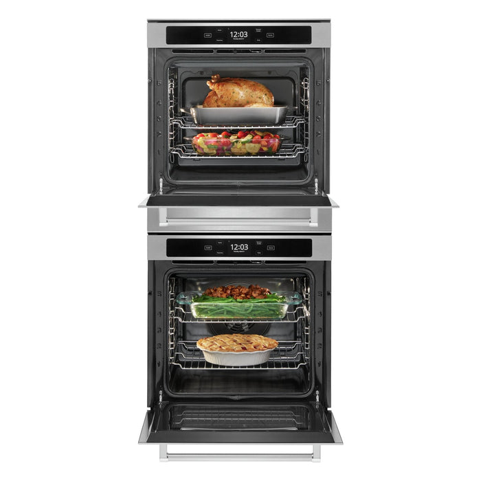 KitchenAid 5.2 Cu. Ft. Double Wall Oven with True Convection - KODC504PPS 