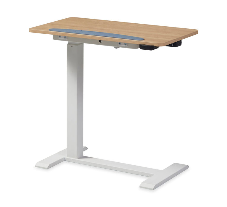 Aaron 26.77\" Height-Adjustable Office Desk with a Lift Top - Oak