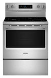 Maytag 30\" 5.3 Cu. Ft. Electric Range with No Preheat Air Fry - Stainless Steel - YMFES6030RZ