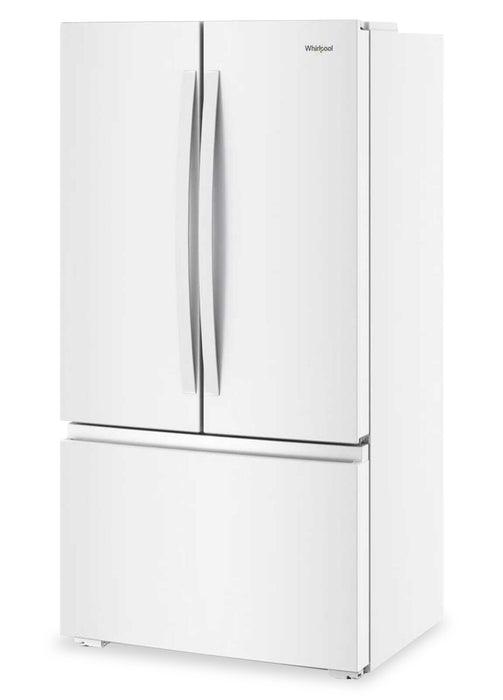 Whirlpool 36\" 24 Cu. Ft. True Counter Depth French Door Refrigerator – White - WRFC3036RW