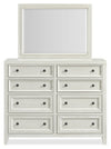 Casa Bedroom Dresser Mirror - White