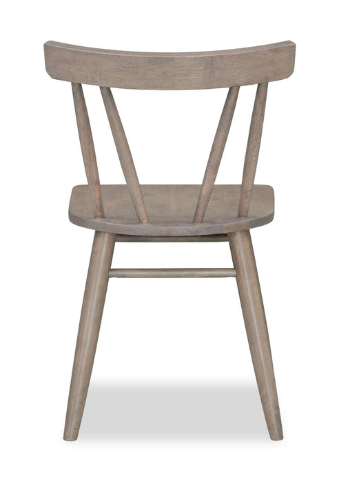 Remi Slatback Dining Chair - Brown