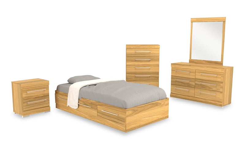 Riley Twin Mates Bed – Natural