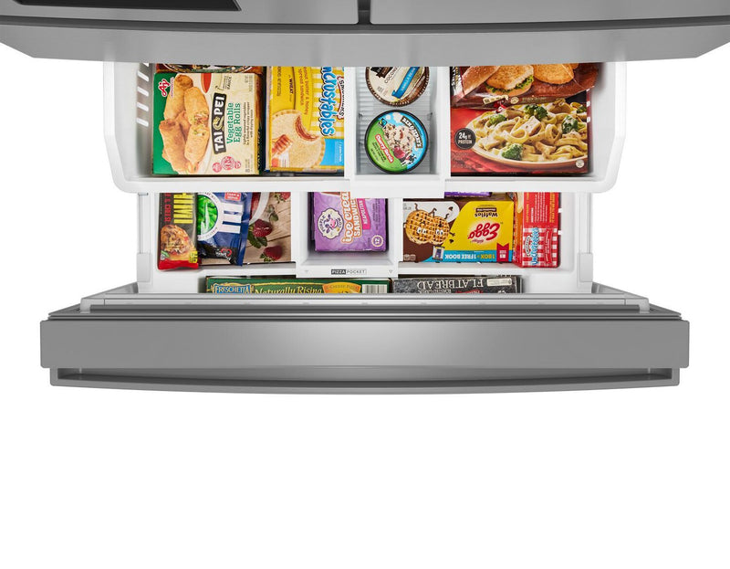 Whirlpool 36” 29 Cu. Ft. French Door Refrigerator - Fingerprint-Resistant Stainless Steel - WRMF3536SZ