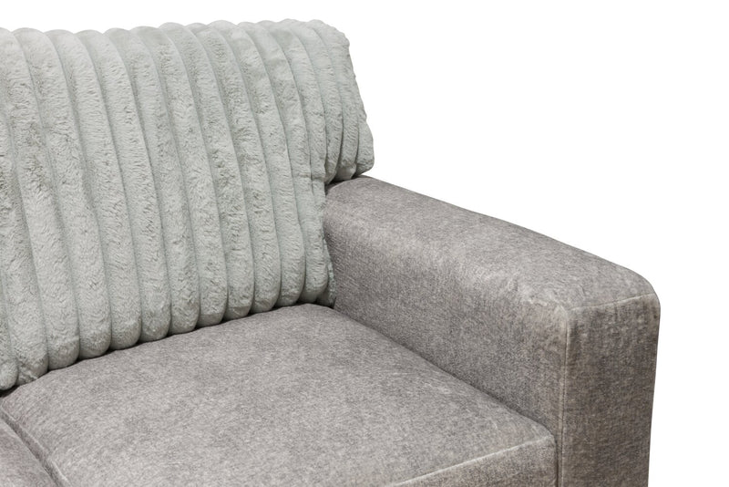 Koda 2-Piece Chenille Left-Facing Sectional - Plush Paloma