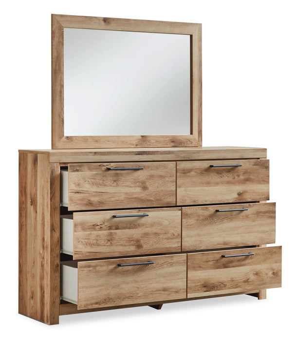Derekson Bedroom 6-Drawer Dresser, 58.7\"W x 36.4\"H - Natural 