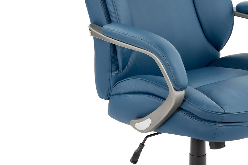 Sealy® Palisade 28\" Adjustable Ergonomic Office Chair - Blue