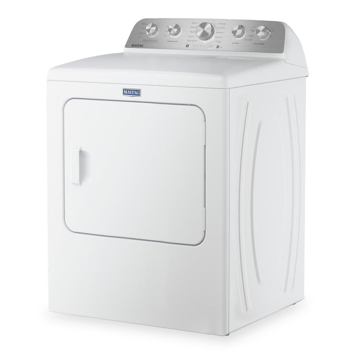 Maytag 5.4 Cu Ft. Top Load Washer with Pet Pro Option and 7.0 Cu Ft. Gas Dryer – White 