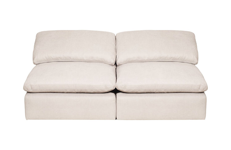 Eclipse 5-Piece Linen-Look Fabric Modular Sectional - Linen