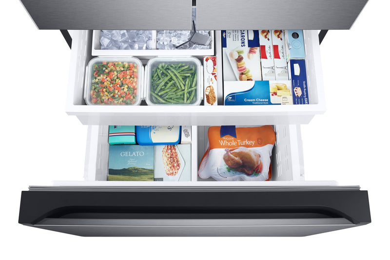 Samsung 33\" 24.5 Cu. Ft. French-Door with Beverage Center™ &AutoFillWaterPitcher Refrigerator - Stai… 