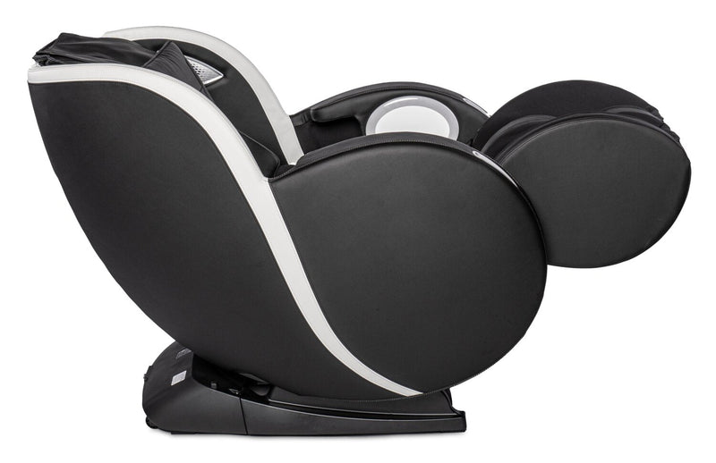 Panasonic Urban 29.5\" Leather-Look Fabric Massage Chair with Bluetooth and USB Port - Black 