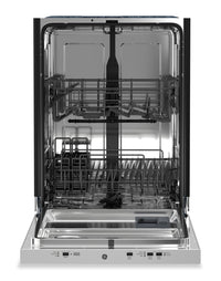 GE 24” 50 dBA Top Control Dishwasher with Auto Open Dry - White – GBT500SGVWW 