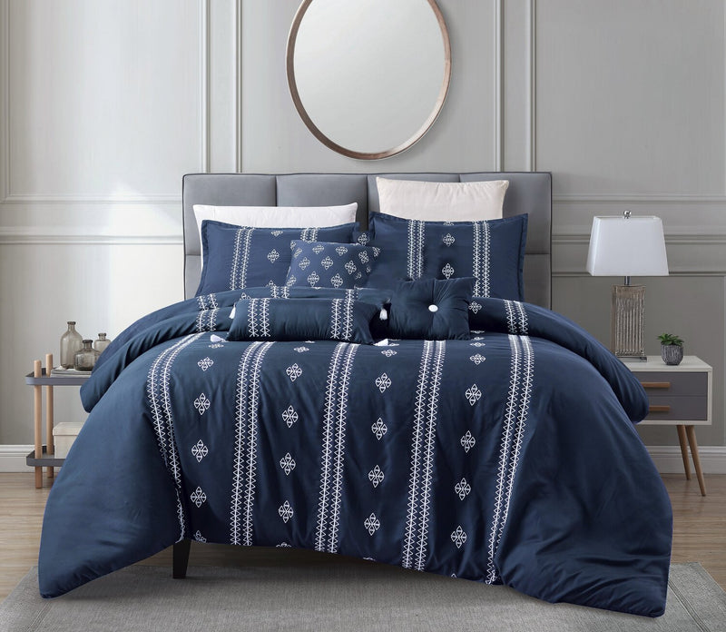 Berlin 7-Piece Queen Comforter Set  