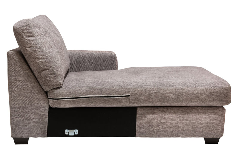 Luxe 3-Piece Right-Facing Sectional - Zaftig Dove