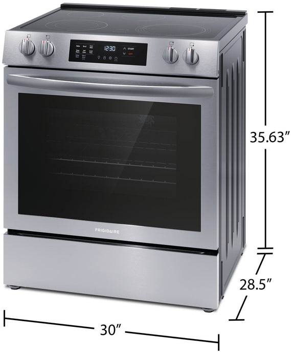 Frigidaire 5.3 Cu. Ft. Electric Range With EvenTemp™ Element and Convection Bake - Stainless Steel -… 