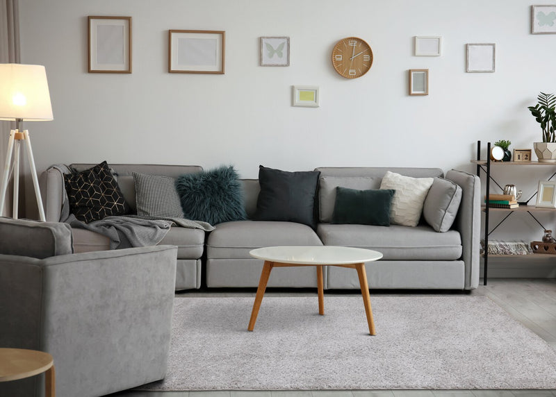 Pascal Grey Shag Area Rug - 5'3\" x 7'7\"