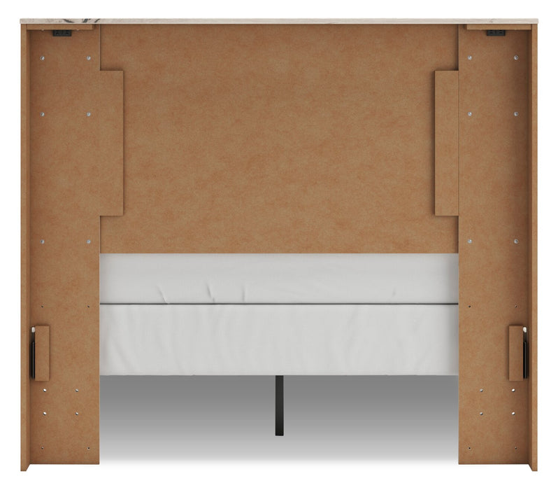 Derekson Full Panel Headboard - White