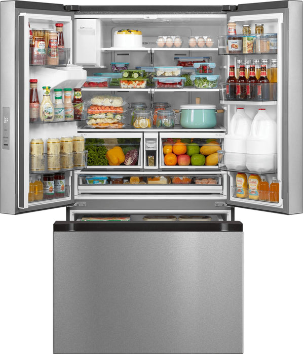 Midea 36\" 29.3 Cu. Ft. Smart French-Door Refrigerator - Stainless Steel - MRF29D2AST