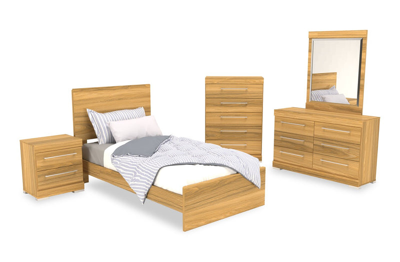 Riley Twin Bed - Natural