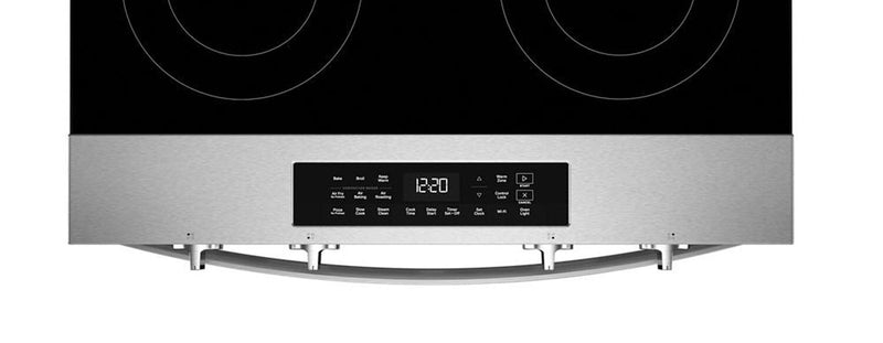 Whirlpool 30\" 5.3 Cu. Ft. Smart Electric Range with Air Cooking - Stainless Steel - YWSES4530TZ