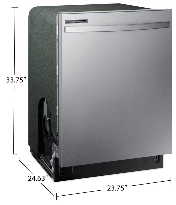 Samsung 24\" 53 dBA Built-In Top-Control Dishwasher with Hybrid Tub - DW80CG4021SRAA 