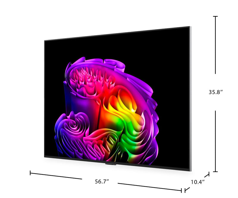 LG 65\" G6 OLED 4K Smart webOS TV with Flush Wall Mount (OLED65G6WUA.ACC) - 2026 Model