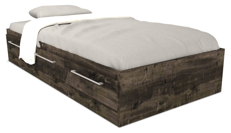 Riley Twin Mates Bed – Grey