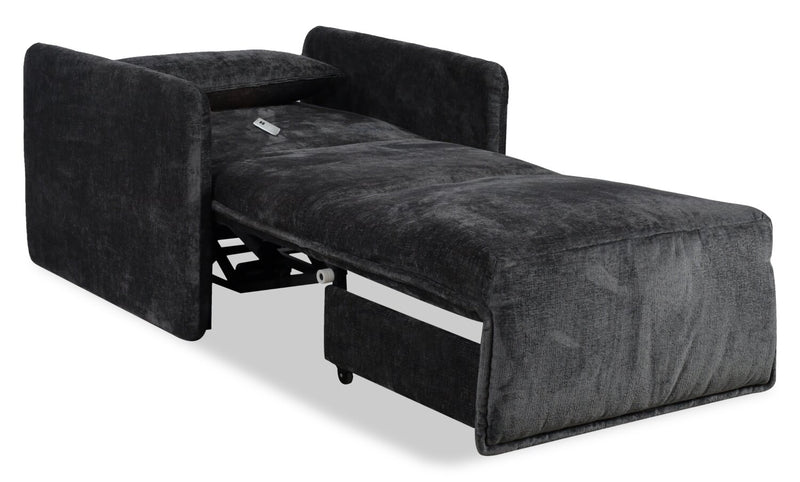 Dawn 42\" Chenille Fabric Sleeper Chair - Grey