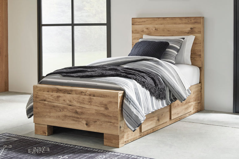 Derekson Twin Underbed Storage Bed - Natural