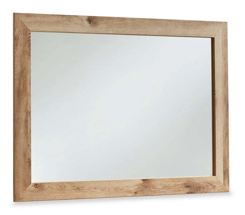 Derekson Bedroom Dresser Mirror - Natural 