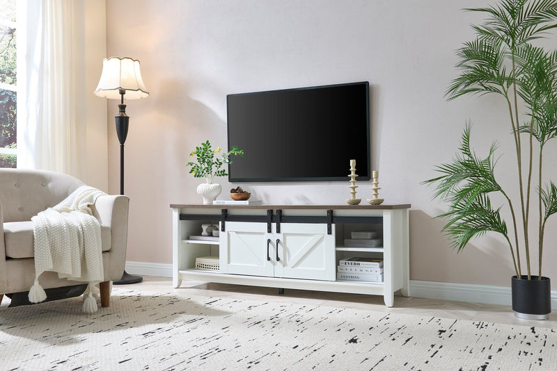 Logan 60\" TV Stand – Walnut Oak 