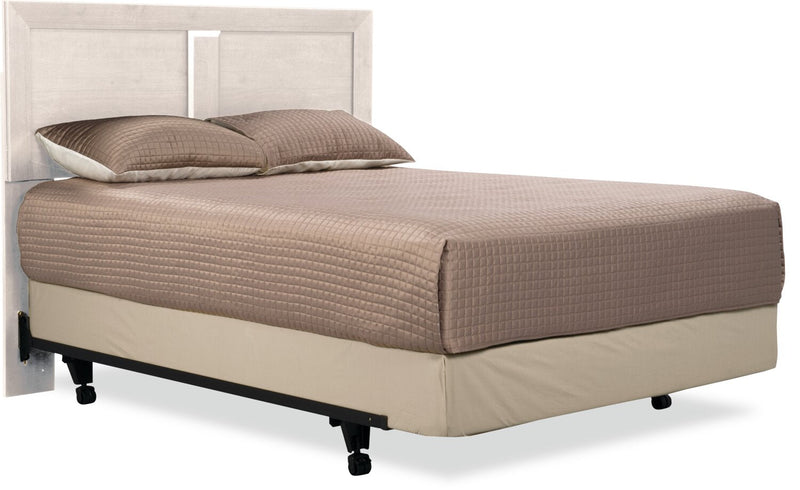 Yorkdale Panel Headboard, Made in Canada, White - Queen Size 