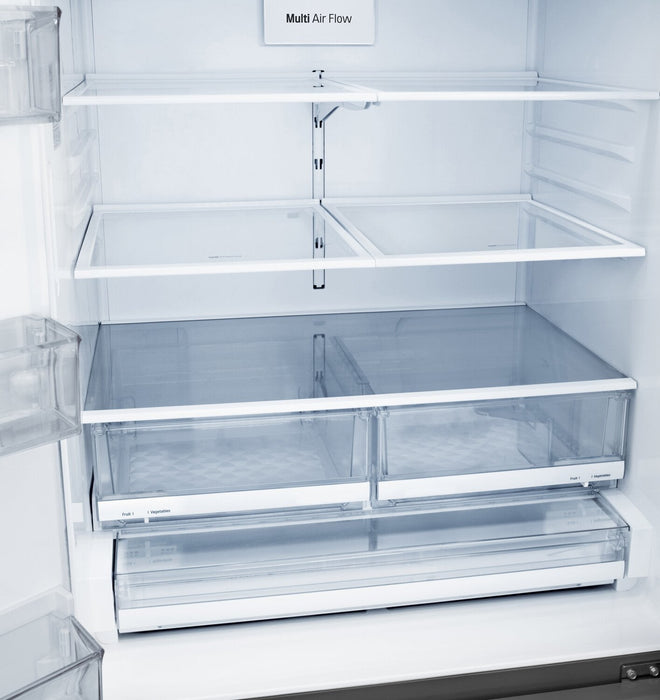 LG 36\" 28 Cu. Ft. French-Door Refrigerator - Smudge Proof Stainless Steel - LRFS28XBS 