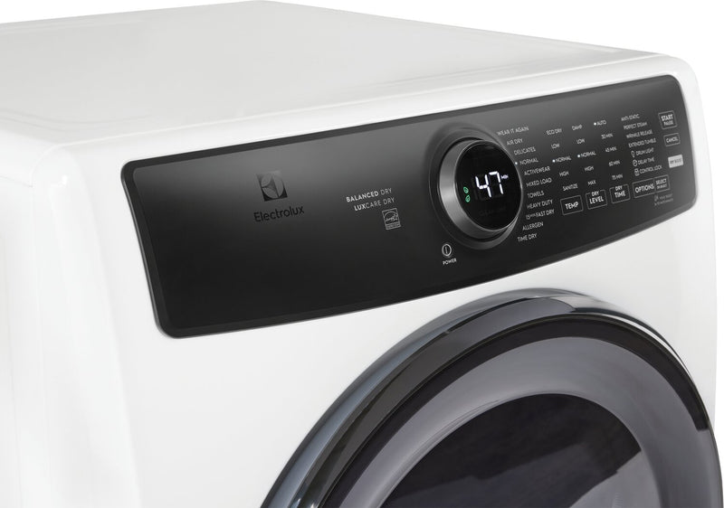 Electrolux 8 Cu. Ft. Perfect Steam™ Electric Dryer with LuxCare® Dry and Instant Refresh - ELFE773CAW