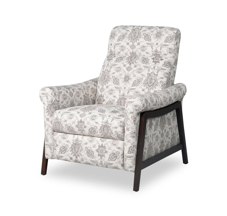 Mallie 32\" Limbu Slate Multicolour Chenille Fabric Pushback Reclining Chair