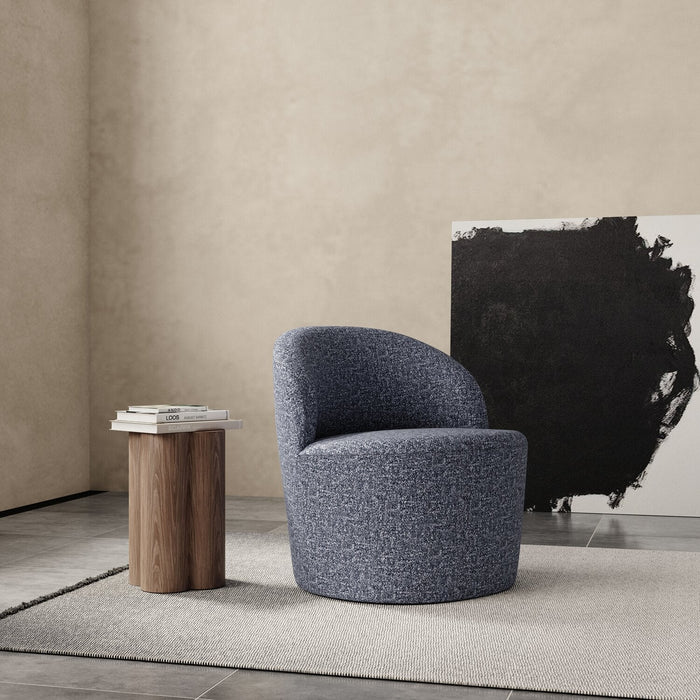 Lexi 28.35\" Fabric Accent Chair – Blue 