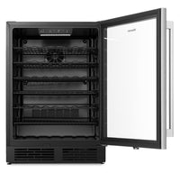 Hisense 5.4 cu. ft. 54-Bottle Hybrid Beverage and Wine Cooler with Reversible Door - Black - HWS054B1ASD