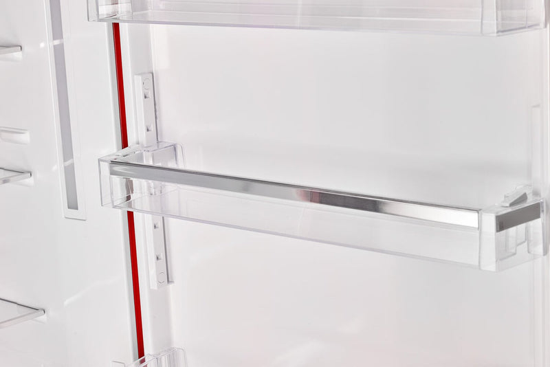 Unique Classic Retro 28\" 17 Cu Ft. Bottom Mount Refrigerator - Red - UNQ-455L R AC
