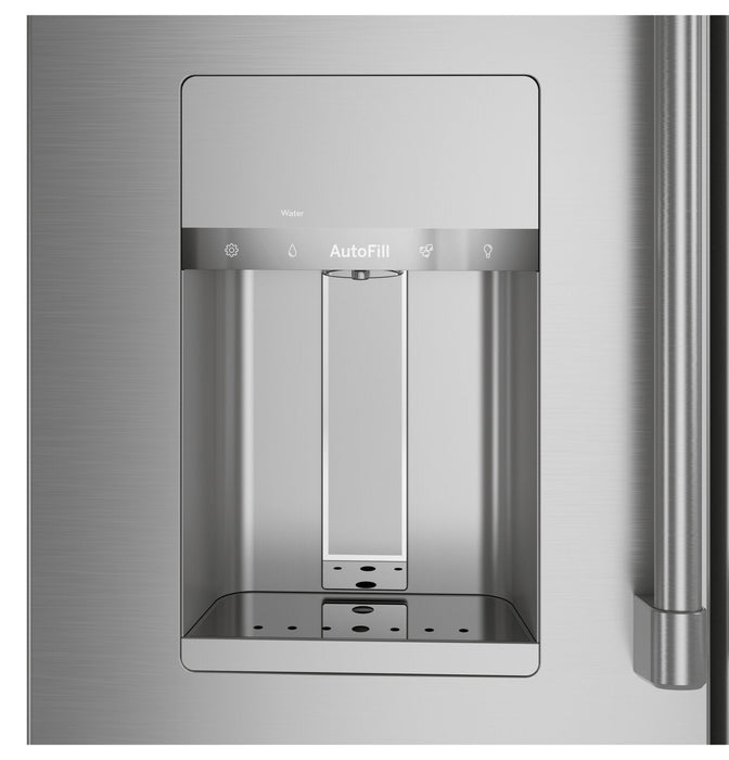 Cafe 36\" 22.3 Cu. Ft. Quad Door Refrigerator - Stainless - CXE22DP2PS1 