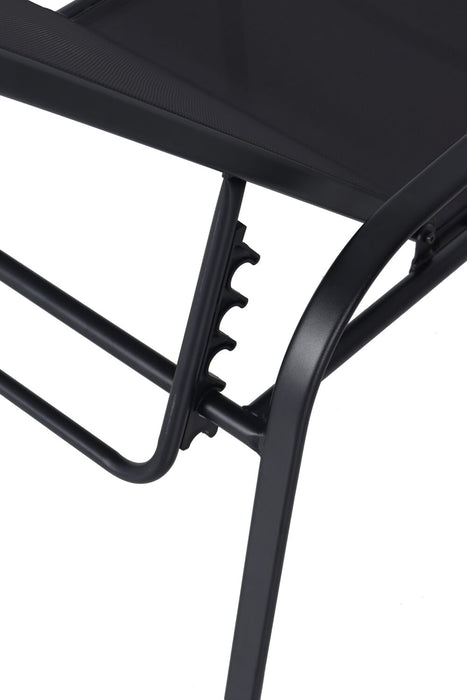 Tuscany Patio Lounger - Black
