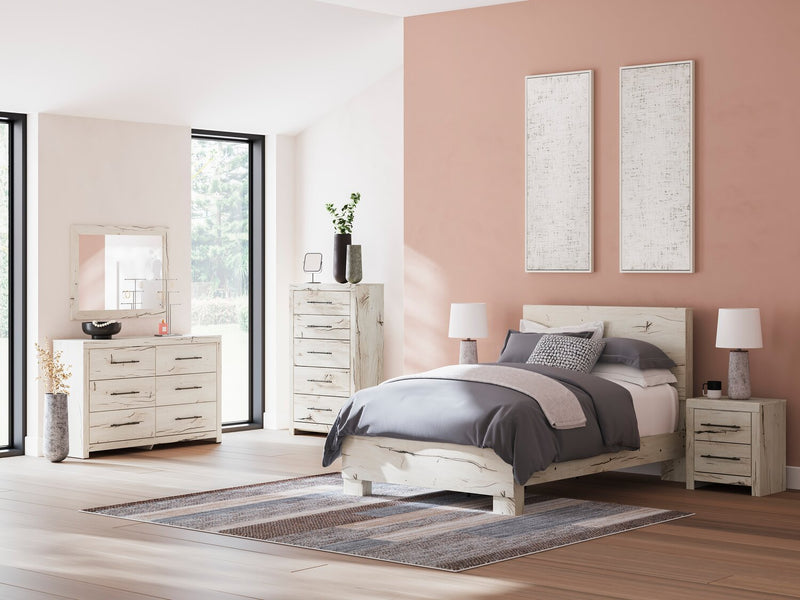 Derekson Full Panel Headboard - White